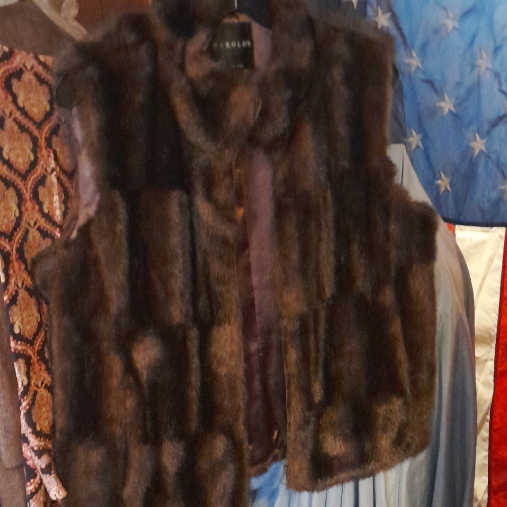 Harold's Brown Fur Vest